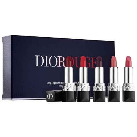 dior mini lipstick set.